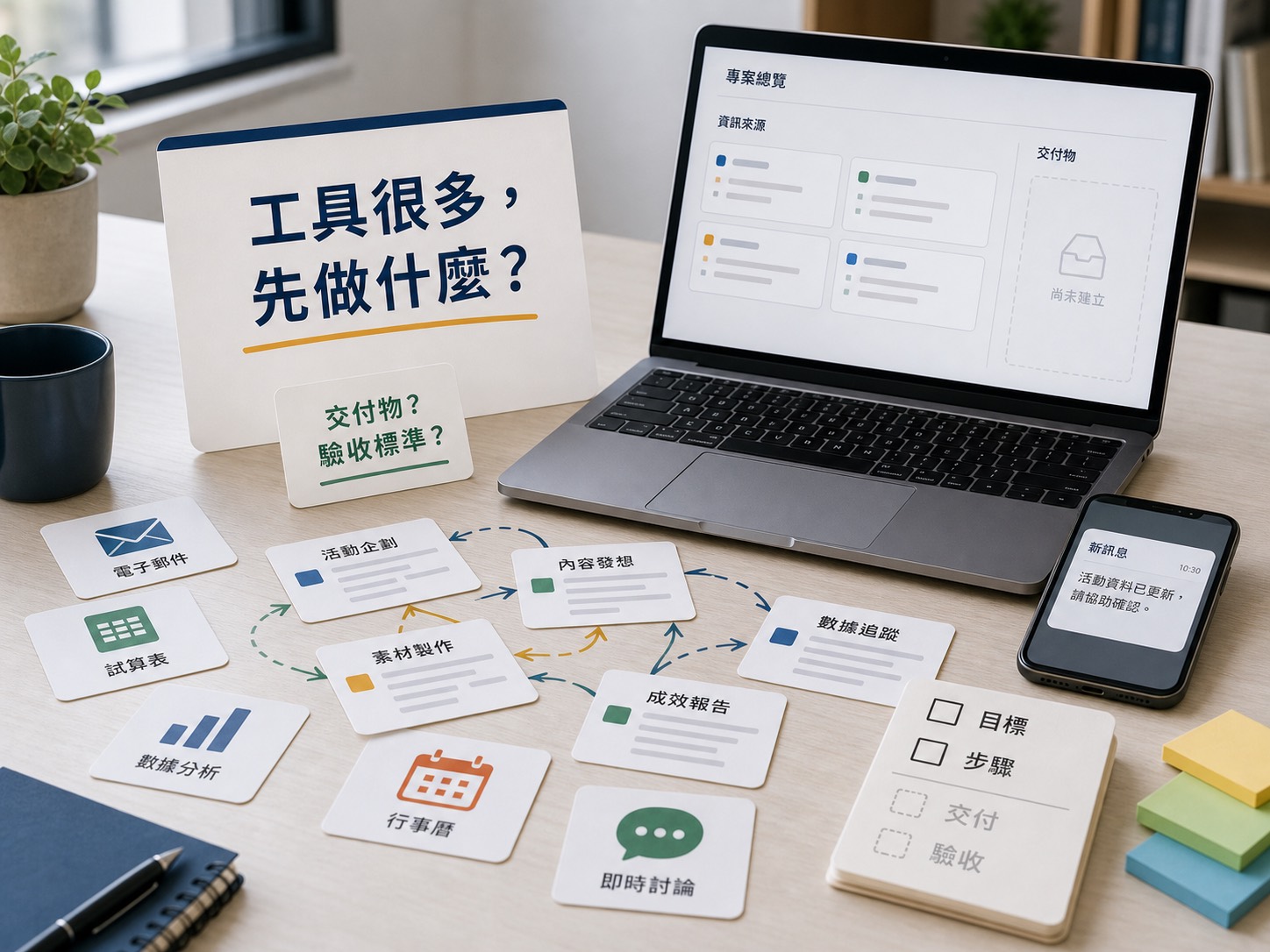 如何把 AI 接進工作流程？先定義成果，再用三步做出可執行清單｜第一個問題段落後